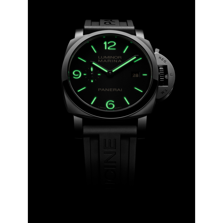 Unworn, Panerai Luminor Marina, 44mm, Stainless Steel, Ref# PAM03312, box and papers - Image 4