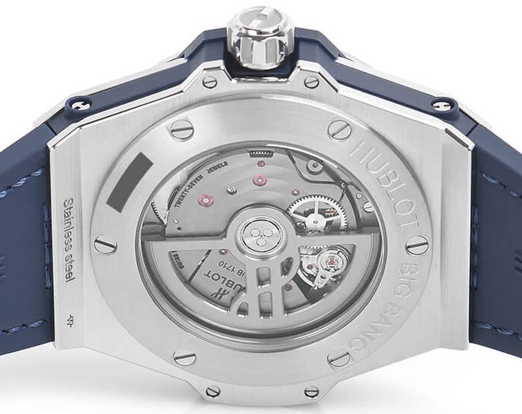 Hublot Big Bang, One Click Steel Blue Diamonds 39mm, Ref# 465.SX.7170.LR.1204 - Image 6