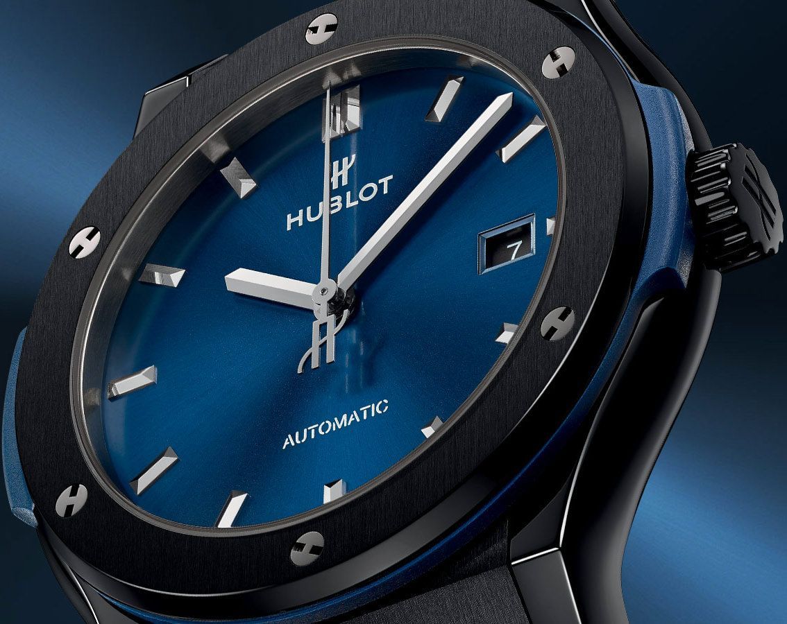 Hublot Classic Fusion Automatic 45mm Ceramic Blue, Ref# 510.CM.7170.CM, Unworn 2025 - Image 3