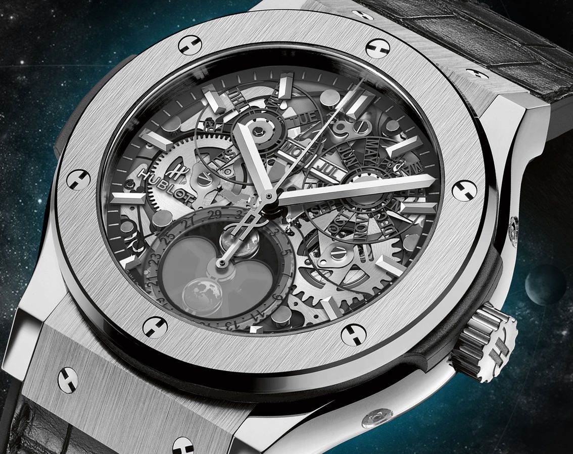 Hublot Classic Fusion Aerofusion Moonphase Titanium 45mm, Ref# 517.NX.0170.LR, Unworn 2025 - Image 2