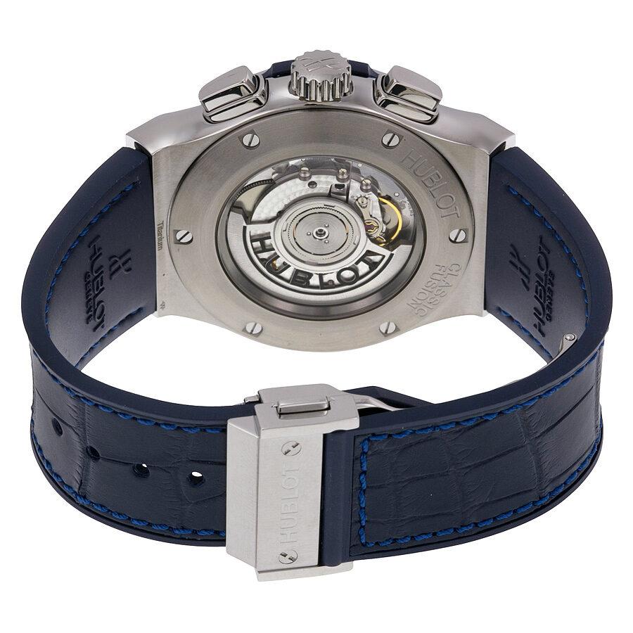 Hublot Classic Fusion Chronograph Titanium Blue 45mm, Ref# 521.NX.7170.LR - Image 6