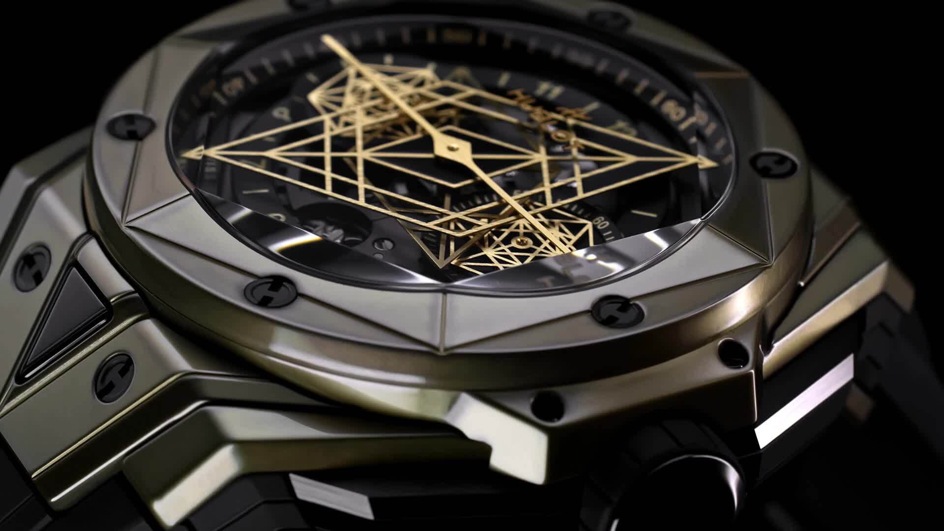 Hublot Big Bang SANG BLEU II MAGIC GOLD Ref# 418.MX.1103.RX.MXM22 - Image 4