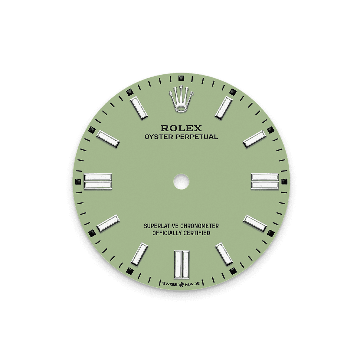 Unworn 2025, Rolex Oyster Perpetual, Oystersteel 36mm, Pistachio-green dial, Domed Oyster, Ref# 126000-0011, box and papers - Image 2