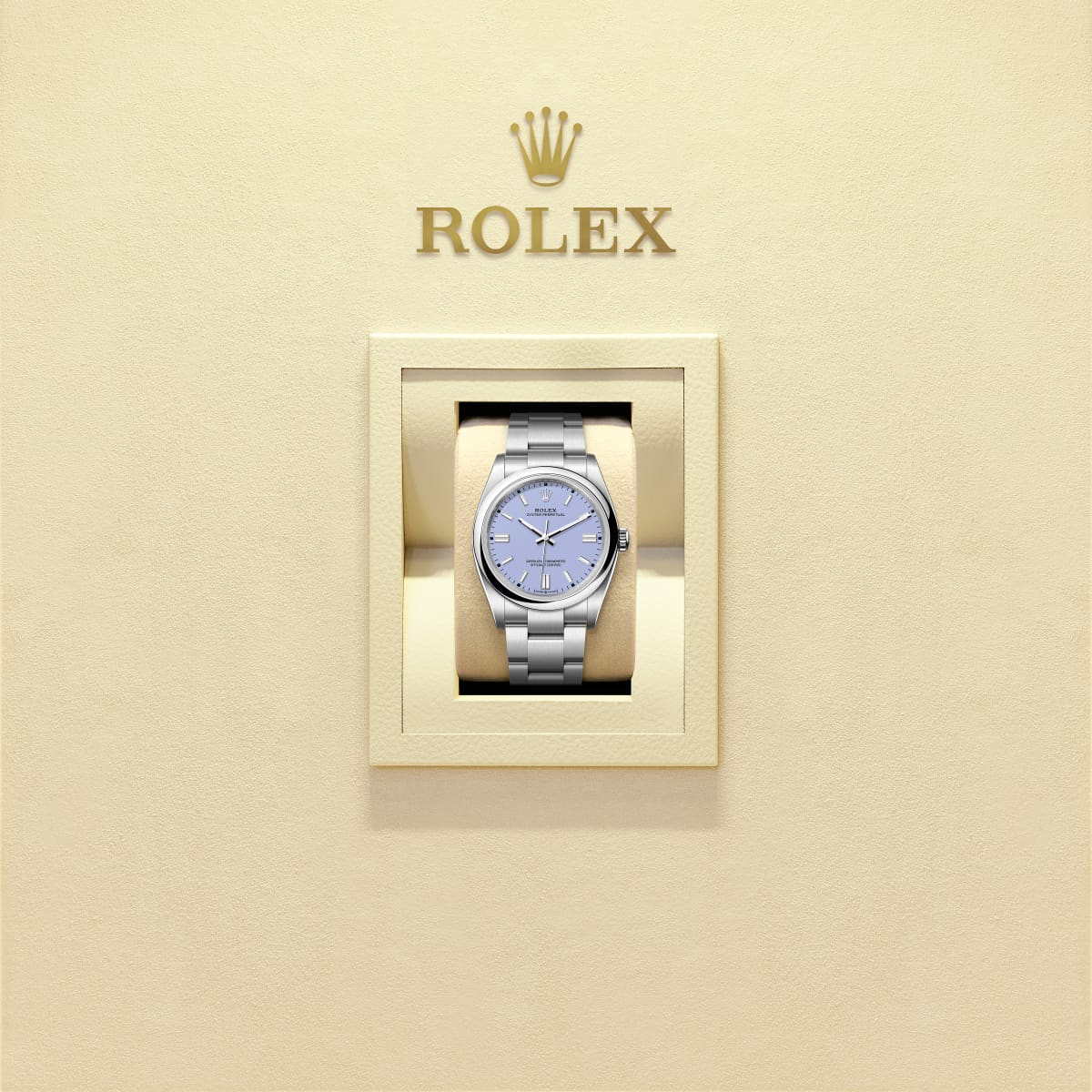 Unworn 2025, Rolex Oyster Perpetual, Oystersteel 36mm, Lavender dial, Domed Oyster, Ref# 126000-0013, box and papers - Image 4