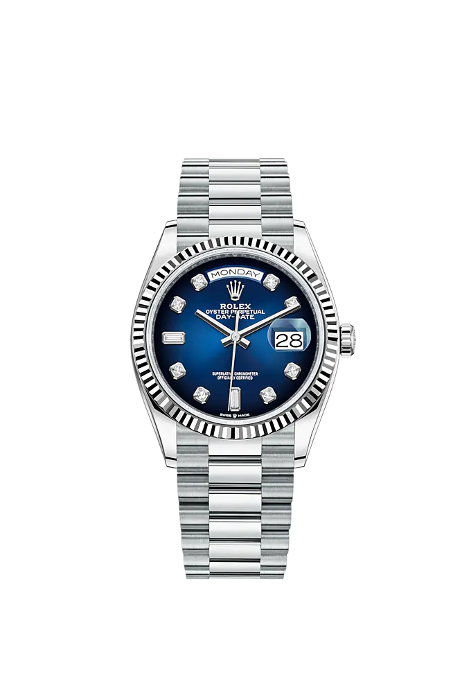 Rolex Day-Date, 36mm, Platinum, Ref# 128236-0005 - Image 2