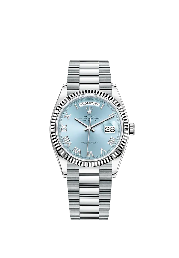 Rolex Day-Date 36mm, Platinum, Ref# 128236-0008 - Image 2