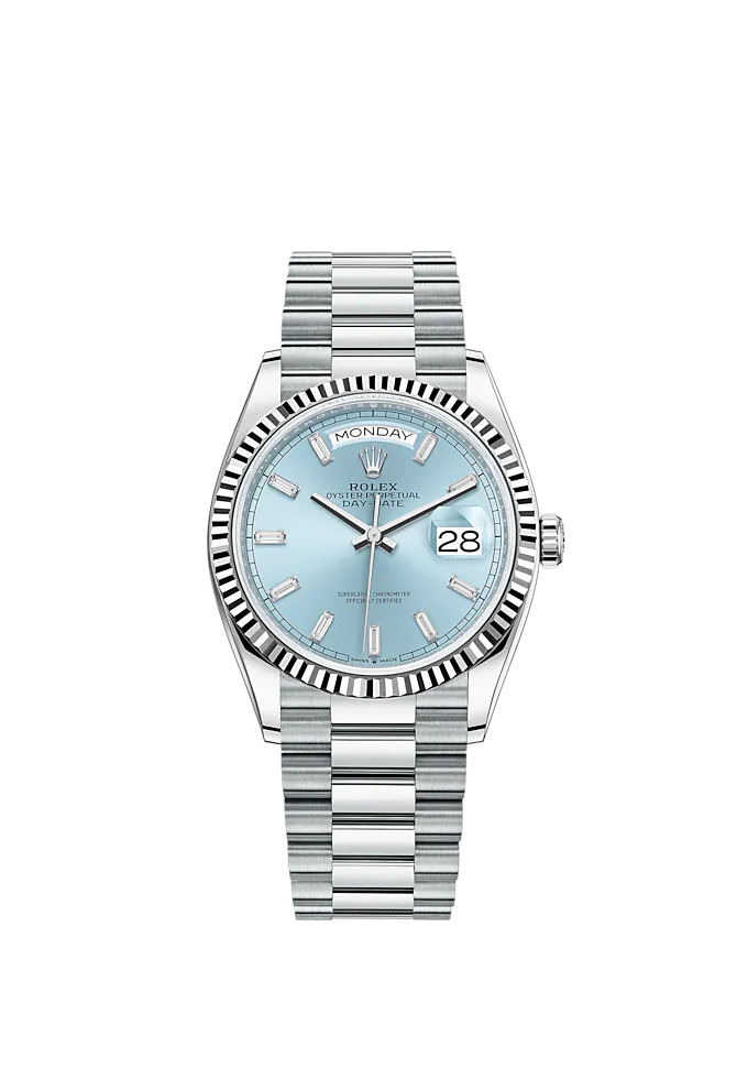 Rolex Day-Date, 36mm, Platinum, Ref# 128236-0009 - Image 2
