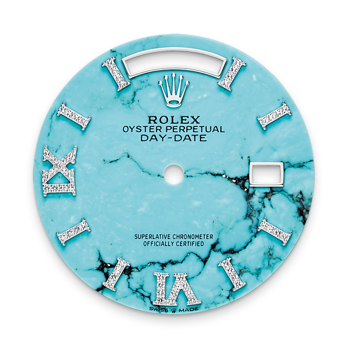 Rolex Day-Date 36, Platinum with Diamond-set , 36mm, Ref# 128236-0011 - Image 2