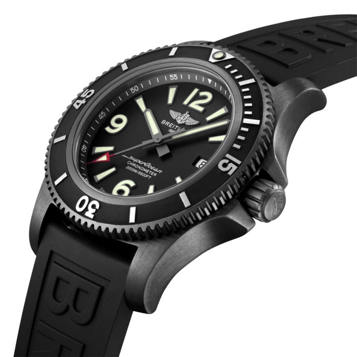 Breitling Superocean Automatic 46 Black Steel DLC-Coated Stainless Steel Ref# M17368B71B1S1 - Image 2