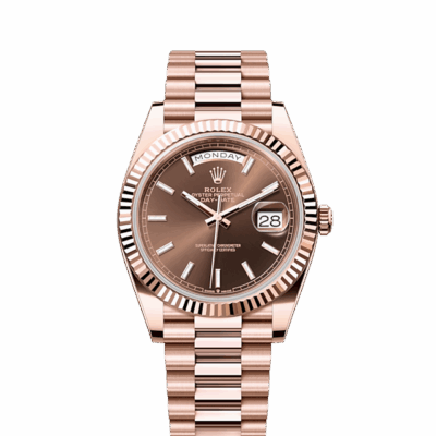 Rolex Day-Date 40, 18k Everose Gold, 40mm, Ref# 228235-0053