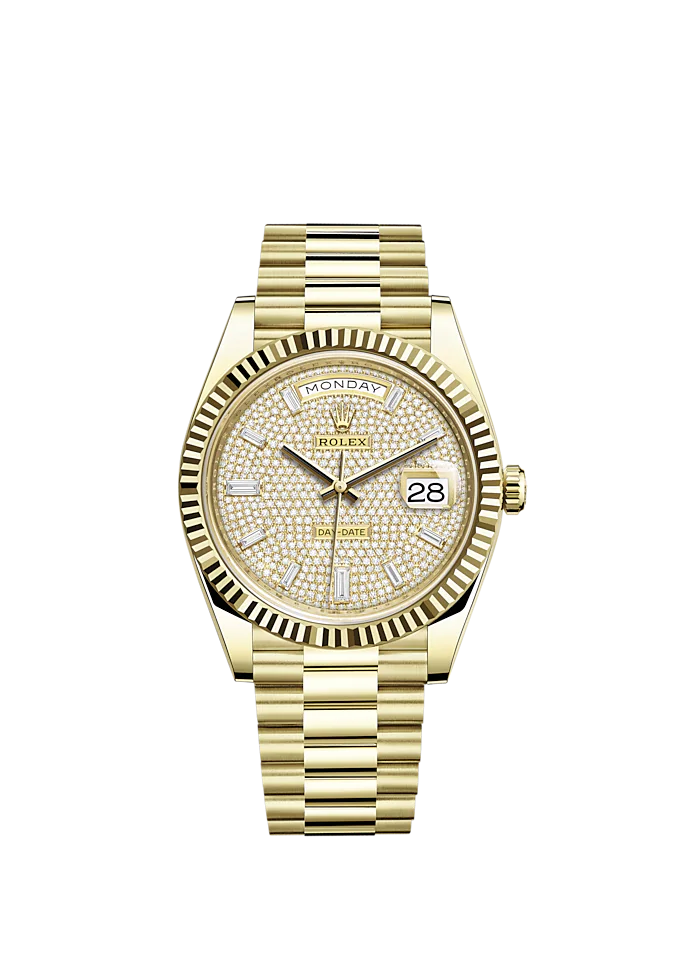 Rolex Day-Date, 40mm, 18k Yellow Gold, Ref# 228238-0054 - Image 2