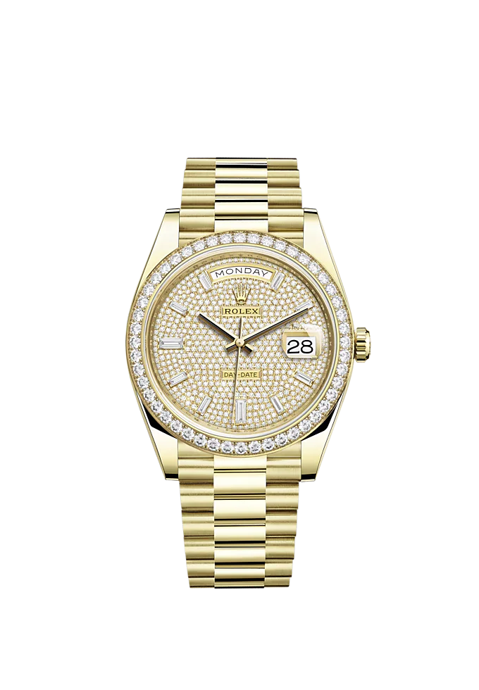 Rolex Day-Date, 40mm, 18k Yellow Gold and Diamonds, Ref# 228348rbr-0037 - Image 2