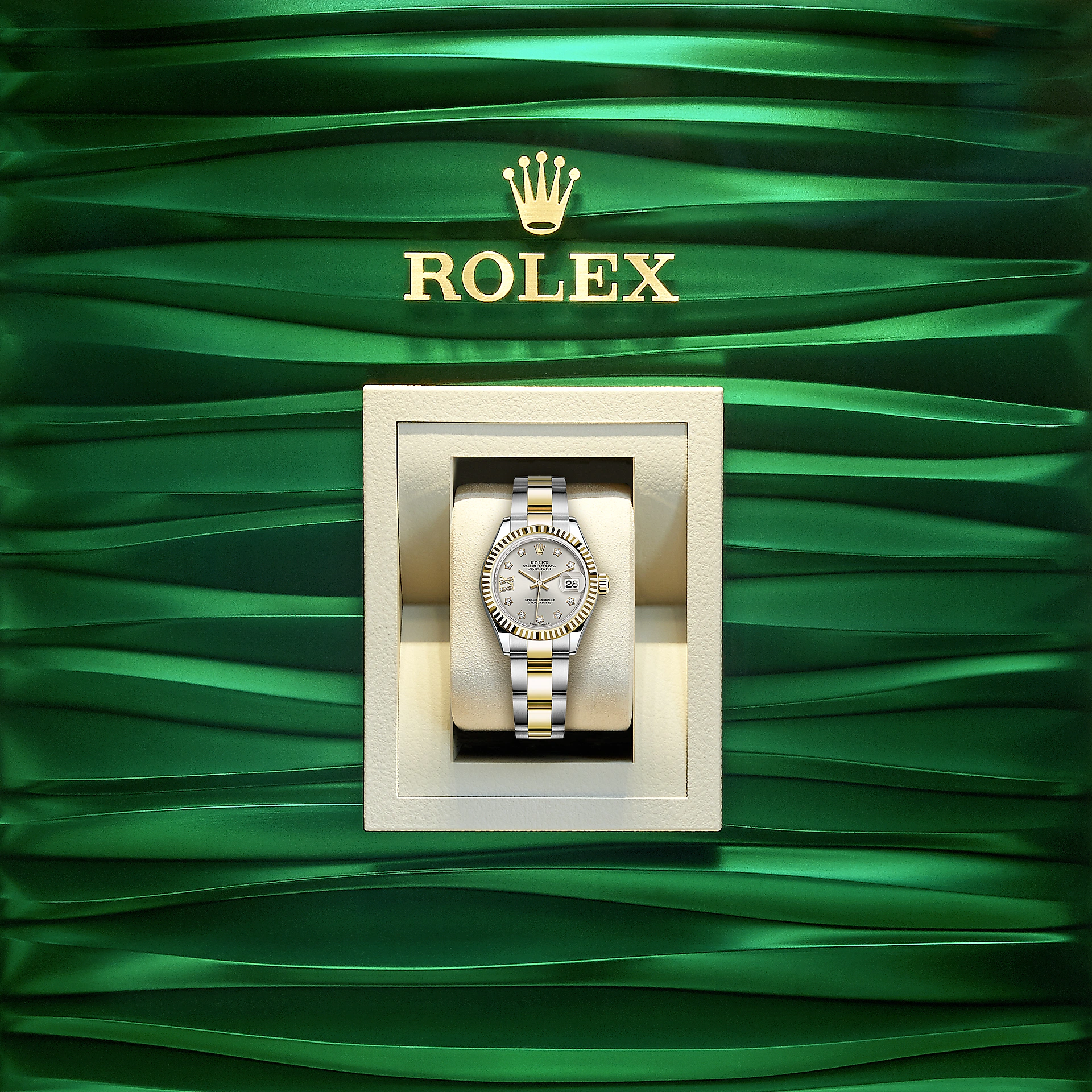Rolex Lady-Datejust 28, Oystersteel and 18k Yellow Gold, Ref# 279173-0004 - Image 5