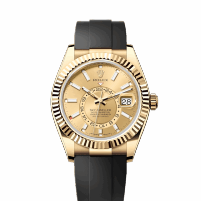 Rolex Sky-Dweller, 42mm, 18k Yellow Gold, Ref# 336238-0001