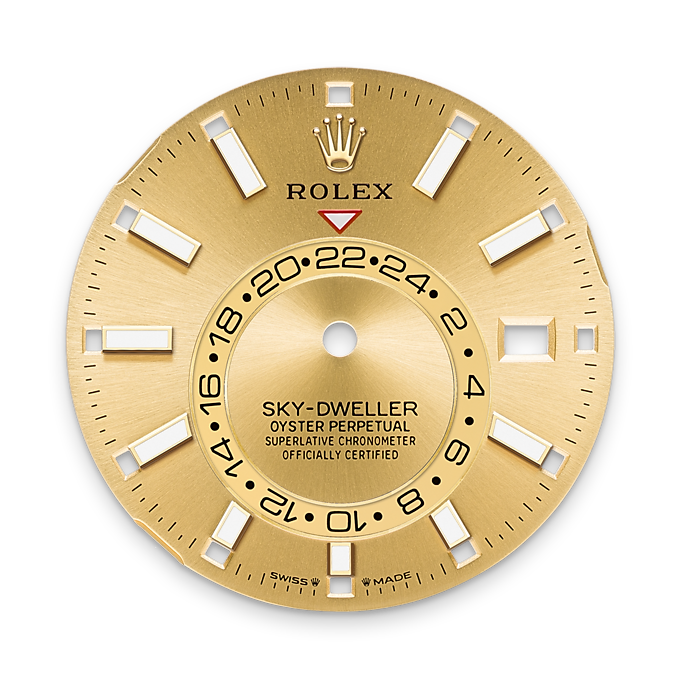 Rolex Sky-Dweller, 42mm, Oystersteel and 18k Yellow Gold, Champagne, Oyster, Ref# 336933-0001 - Image 2