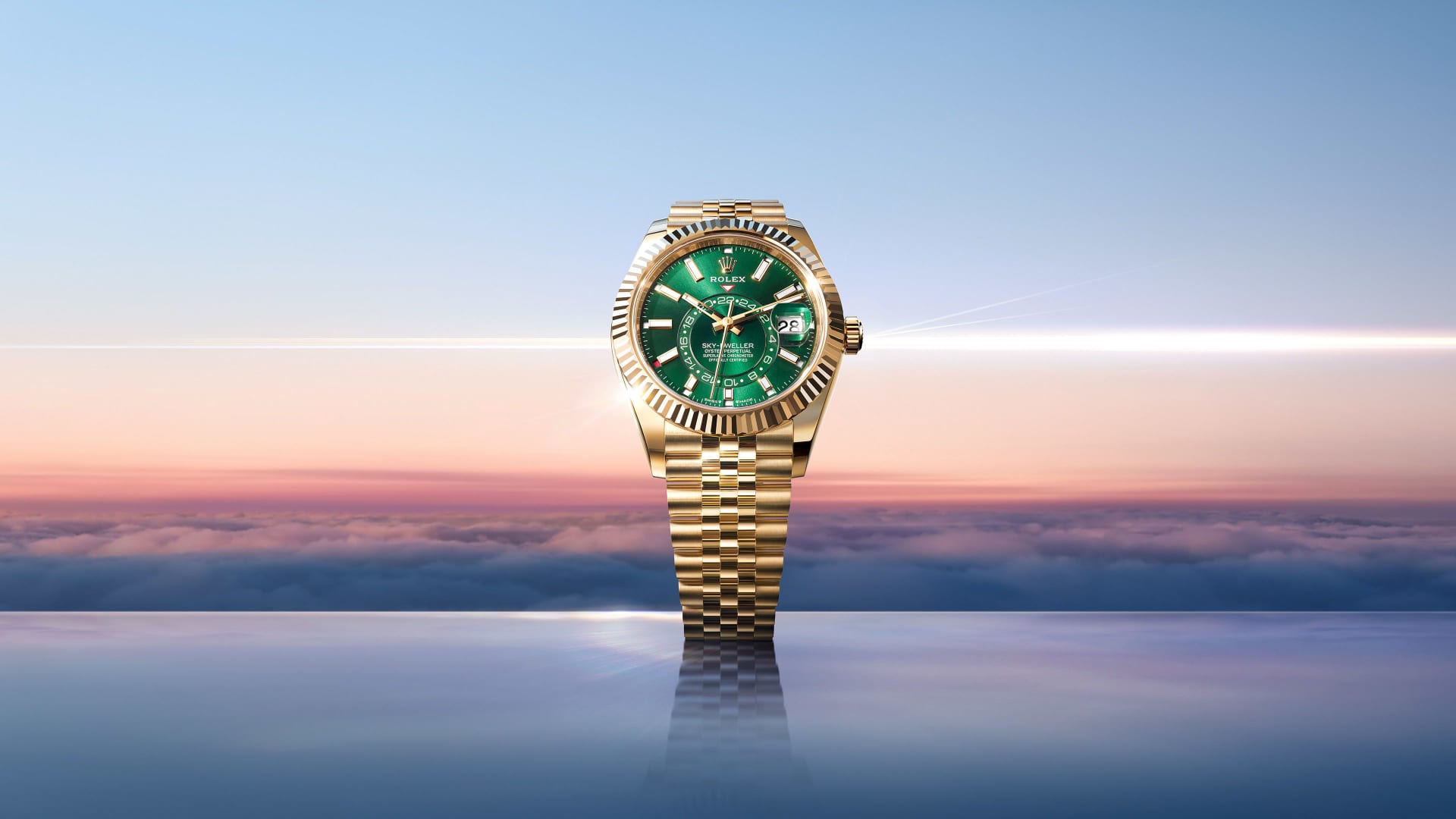 Unworn 2025, Rolex Sky-Dweller, 42mm, 18k Yellow Gold, Ref# 336938-0008, box & papers - Image 5