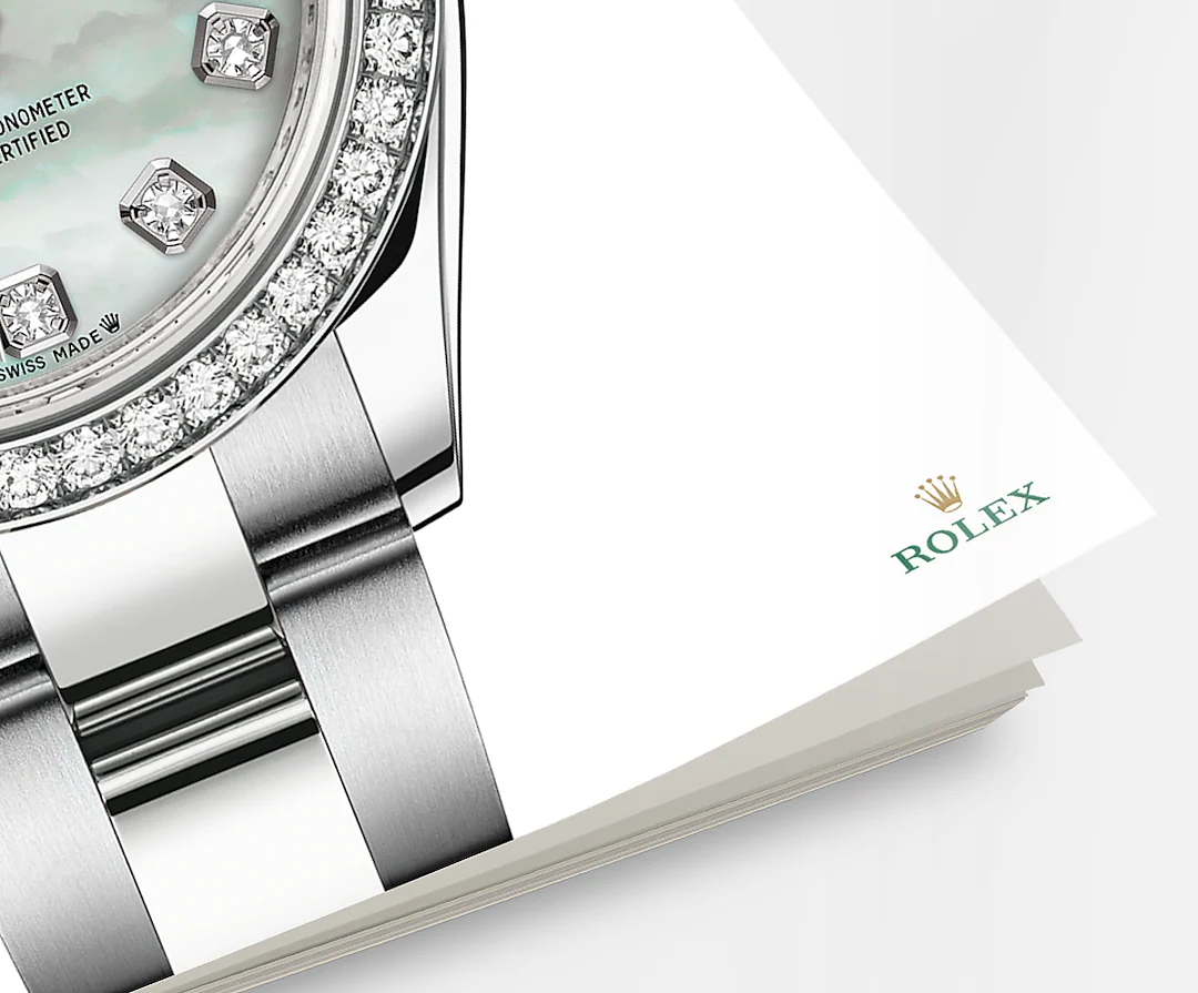Rolex Lady-Datejust 28, Oystersteel and 18k White Gold, Ref# 279384RBR-0012 - Image 5