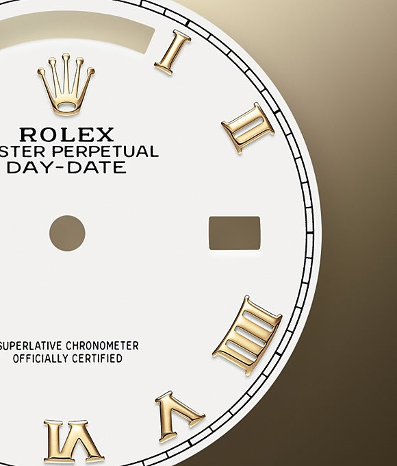 Rolex Day-Date 36 Yellow gold Ref# 128348RBR-0043 - Image 2