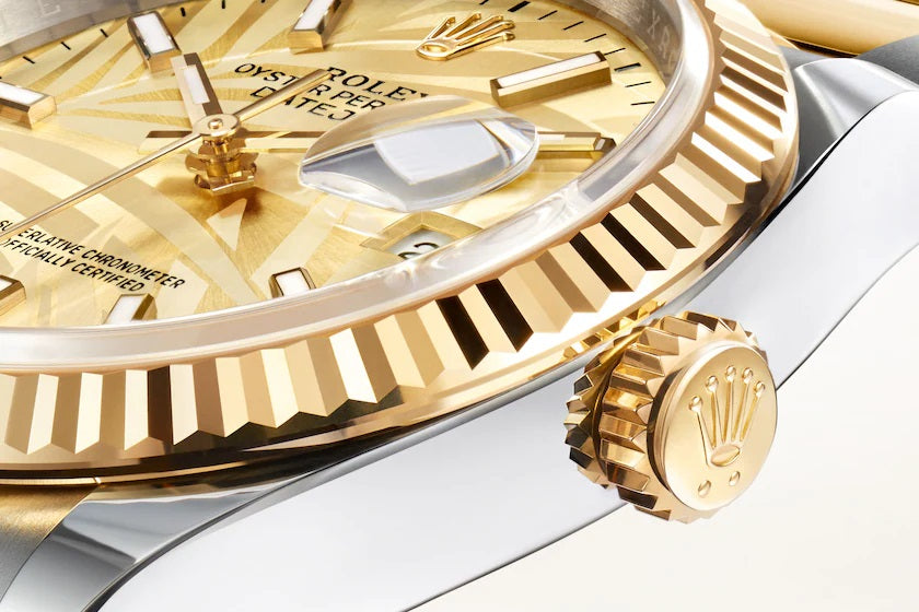 Rolex Datejust 36 Oystersteel and yellow gold Ref# 126233-0038 - Image 4