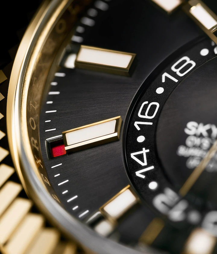 Rolex Sky-Dweller 42mm, 18k Yellow Gold, Oysterflex, Ref# 326238-0009 - Image 5