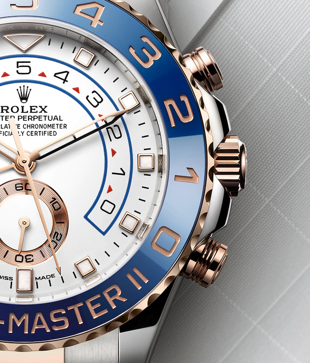 Rolex Yacht-Master II, Stainless Steel and 18k Everose Gold, 44mm, Ref# 116681-0002 - Image 4