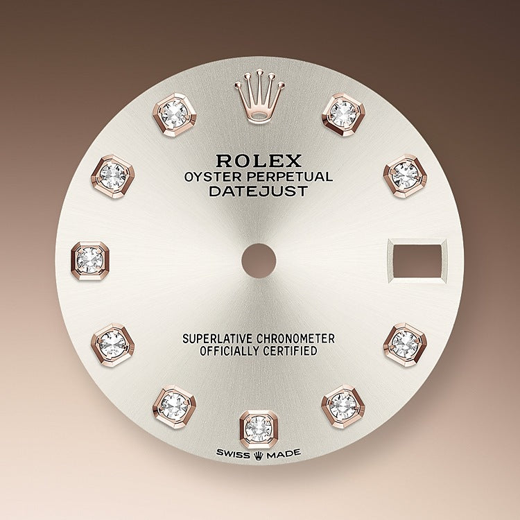 Rolex Datejust 31, Oystersteel, 18kt Everose Gold and diamonds, Ref# 278341RBR-0016 - Image 2