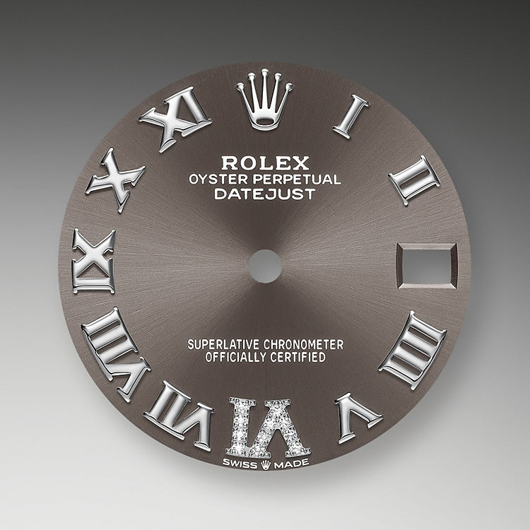 Rolex Datejust 31, Oystersteel, 18kt White Gold and diamonds, Ref# 278344RBR-0030 - Image 2