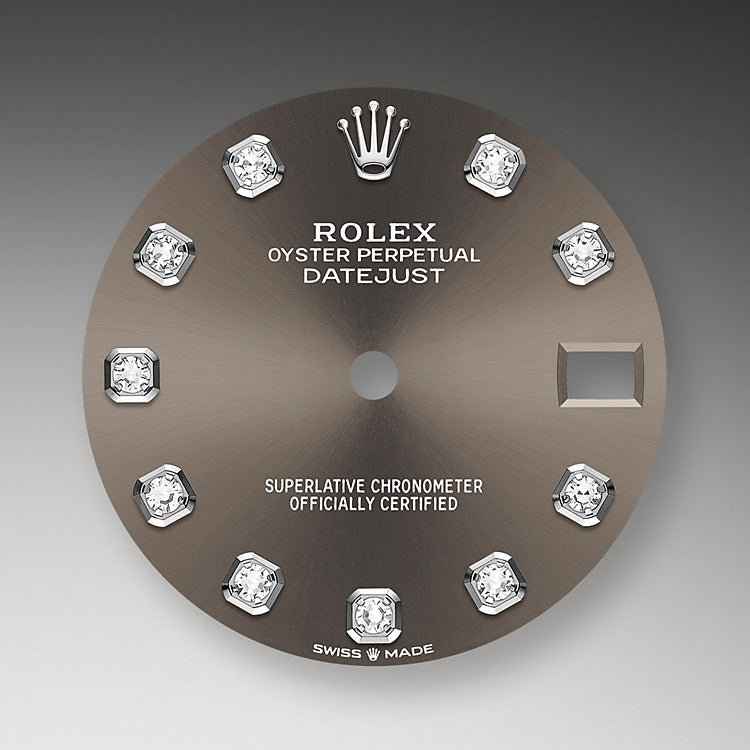 Rolex Datejust 31, Oystersteel, 18kt White Gold and diamonds, Ref# 278384RBR-0009 - Image 2