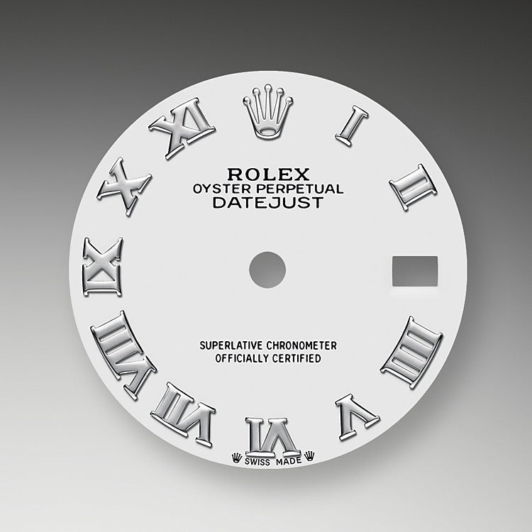 Rolex Lady-Datejust 28, Oystersteel and 18k White Gold, Ref# 279384RBR-0019 - Image 2