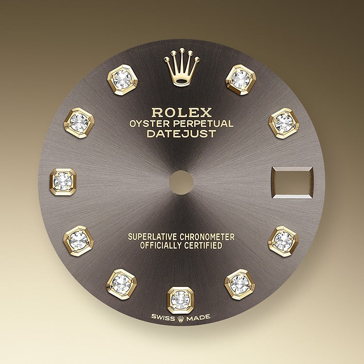 Rolex Datejust 31, Oystersteel, 18kt Yellow Gold and diamonds, Ref# 278343RBR-0021 - Image 2