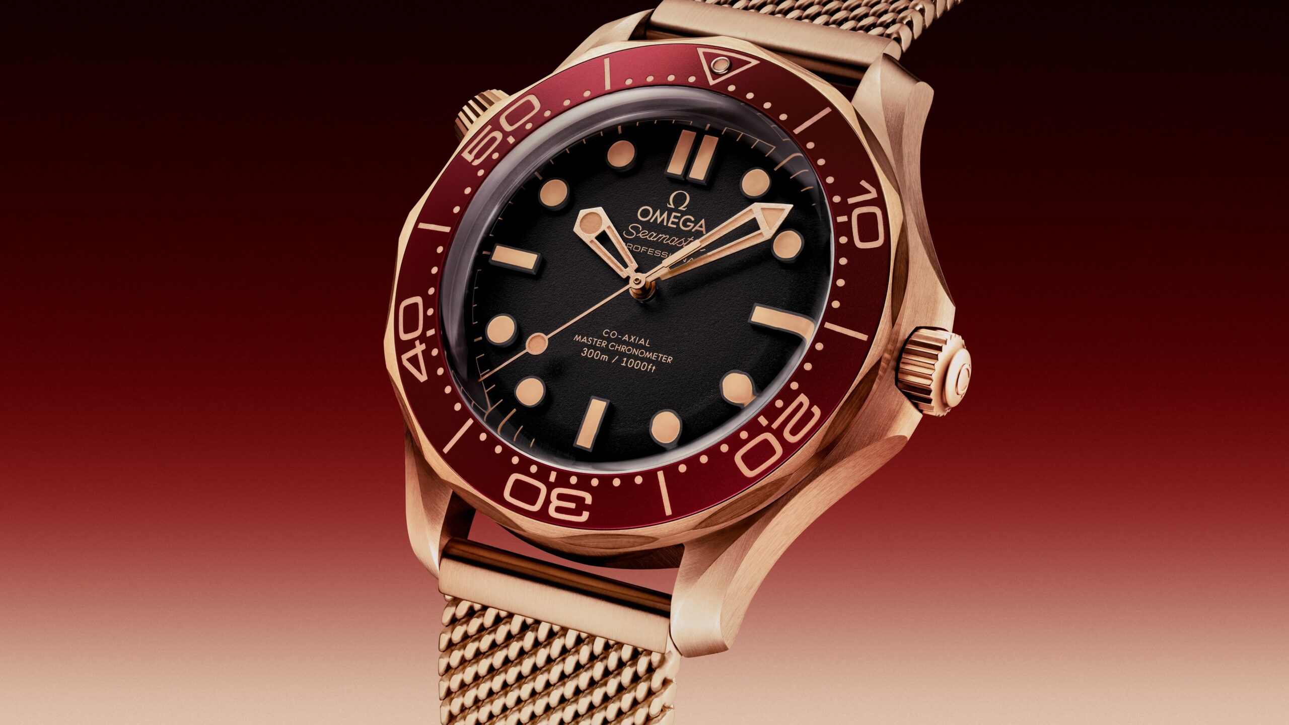 Unworn, Omega Seamaster Diver 300m, 18k Bronze Gold, 42mm, Ref# 210.90.42.20.01.003, box and papers - Image 4