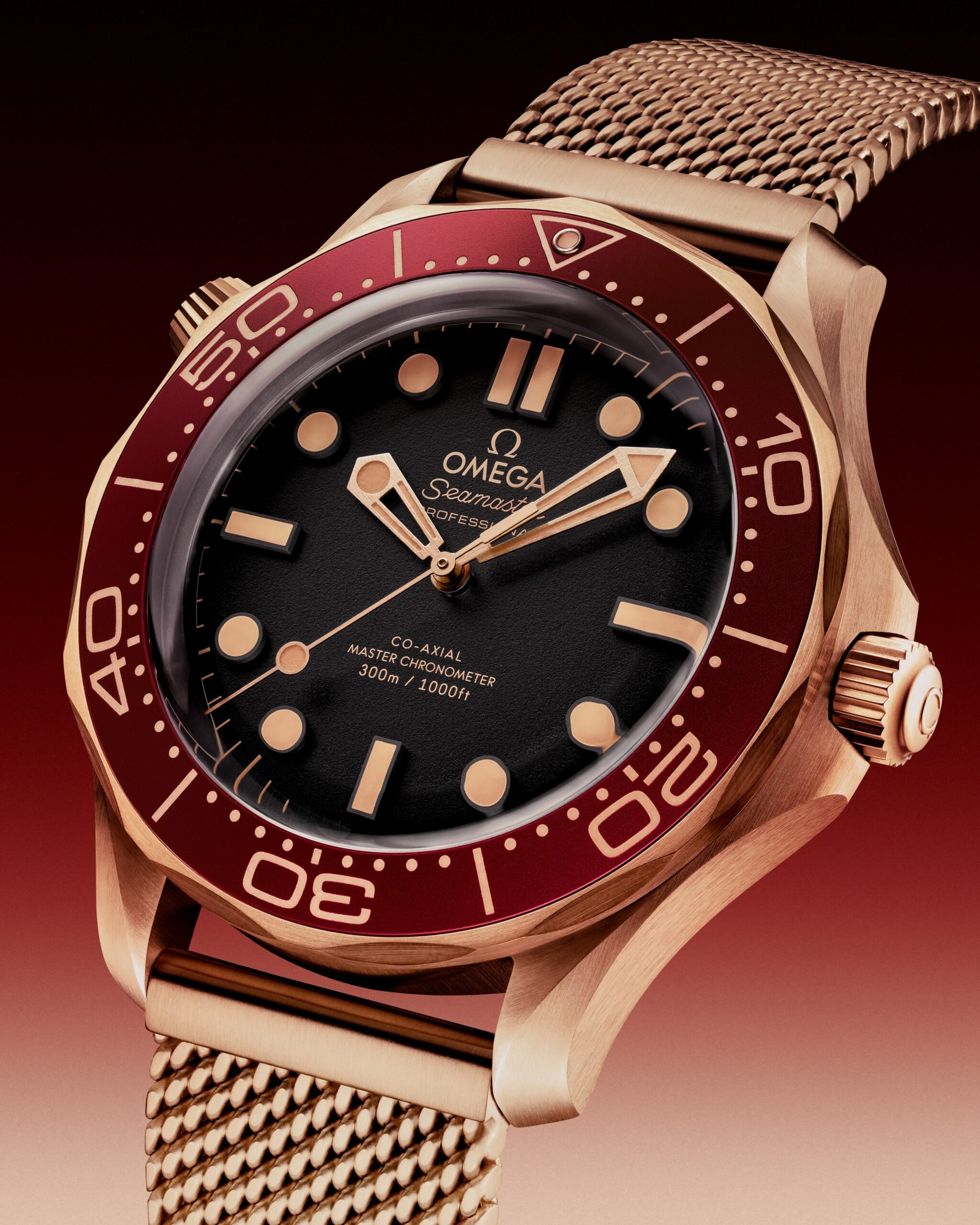 Unworn, Omega Seamaster Diver 300m, 18k Bronze Gold, 42mm, Ref# 210.90.42.20.01.003, box and papers - Image 5