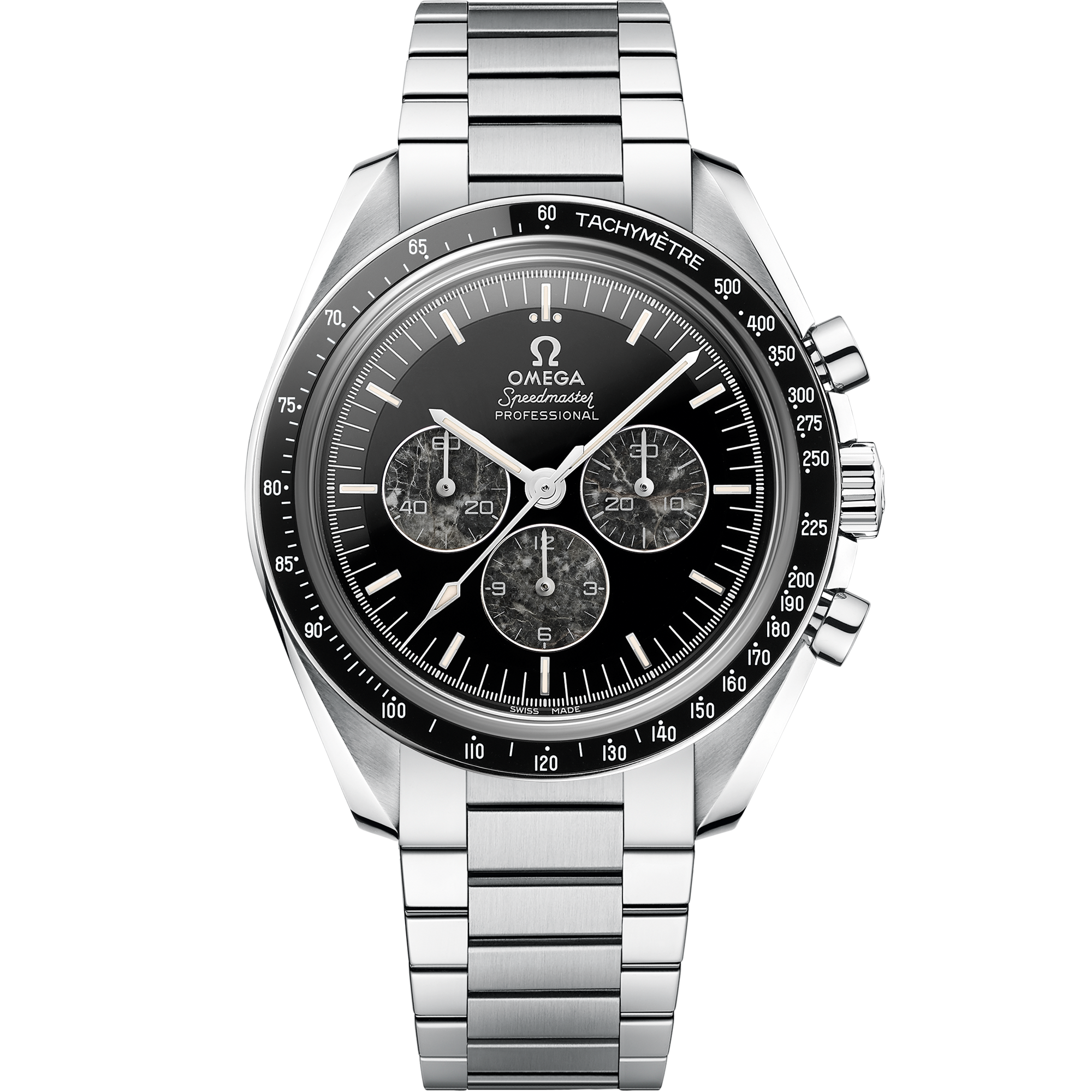 Unworn, Omega Speedmaster Calibre 321, Platinum, Chronograph, 42mm, Ref# 311.90.42.30.99.002, box and papers