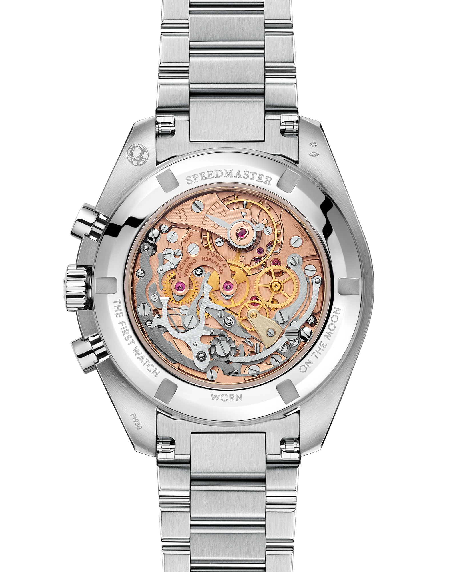 Unworn, Omega Speedmaster Calibre 321, Platinum, Chronograph, 42mm, Ref# 311.90.42.30.99.002, box and papers - Image 4