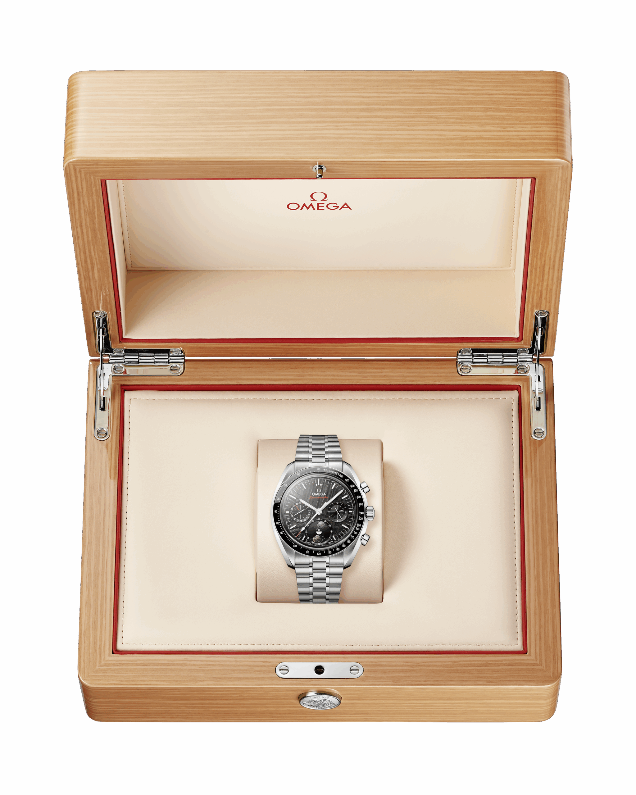 Unworn, Omega Speedmaster Moonphase, Stainless Steel, Chronograph, 43 mm, Ref# 304.30.43.52.01.001, box and papers - Image 5