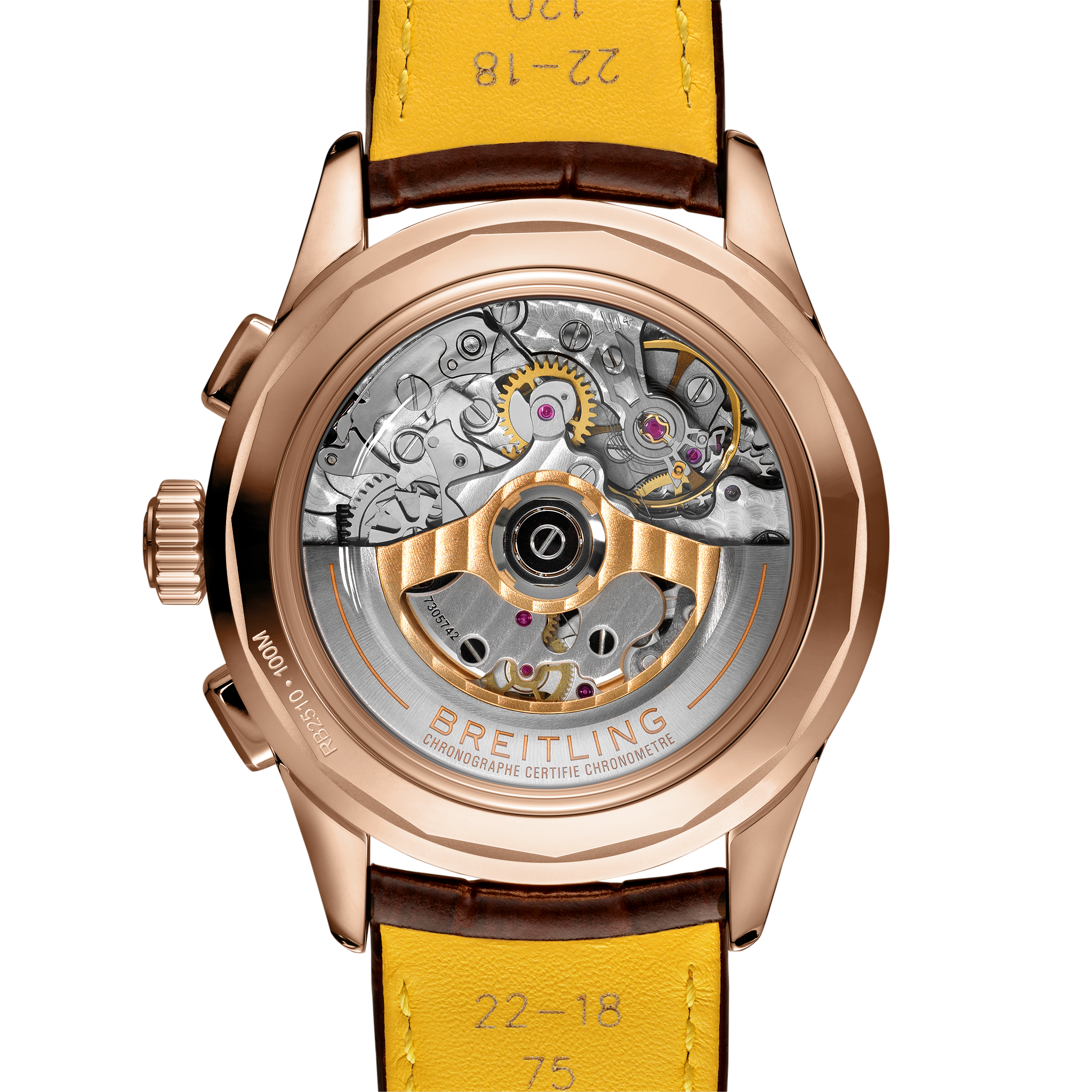 Breitling Premier B25 Datora 42, 18k Red Gold, Ref# RB2510371G1P1, Unworn 2024 - Image 4