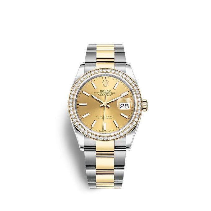 Rolex Datejust 36 Oystersteel and yellow gold Ref# 126283RBR-0002