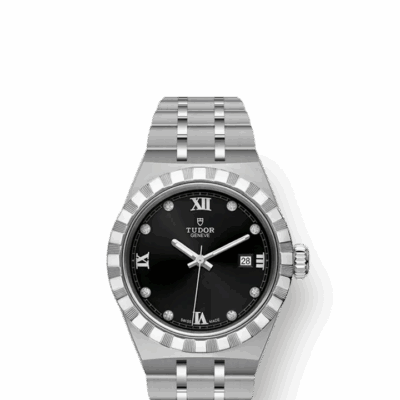 Tudor Royal, Stainless Steel and Diamond-set, 28mm, Ref# M28300-0004