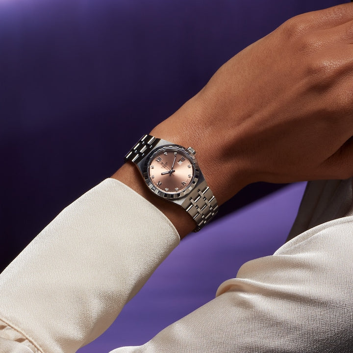 Tudor Royal, Stainless Steel with Diamond-set, 28mm, Ref# M28300-0010 - Image 5