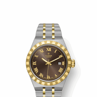 Tudor Royal, Stainless Steel and 18k Yellow Gold, 28mm, Ref# M28303-0008