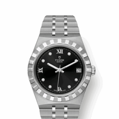 Tudor Royal, Stainless Steel and Diamond-set, 34mm, Ref# M28400-0004