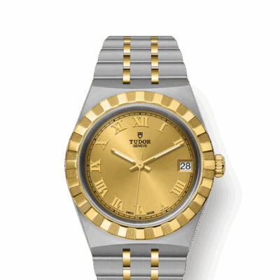 Tudor Royal, Stainless Steel and 18k Yellow Gold, 34mm, Ref# M28403-0004