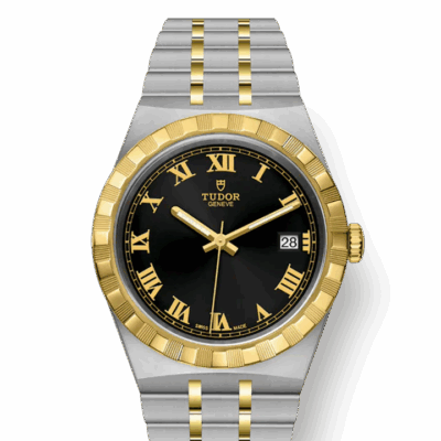 Tudor Royal, Stainless Steel and 18k Yellow Gold, 38mm, Ref# M28503-0006