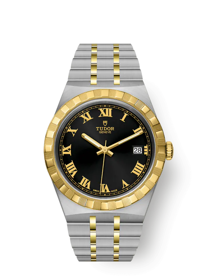 Tudor Royal, Stainless Steel and 18k Yellow Gold, 38mm, Ref# M28503-0006