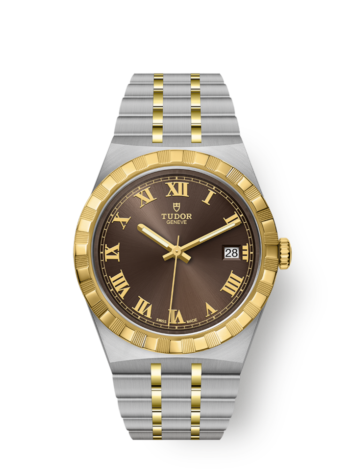 Tudor Royal, Stainless Steel and 18k Yellow Gold, 38mm, Ref# M28503-0007