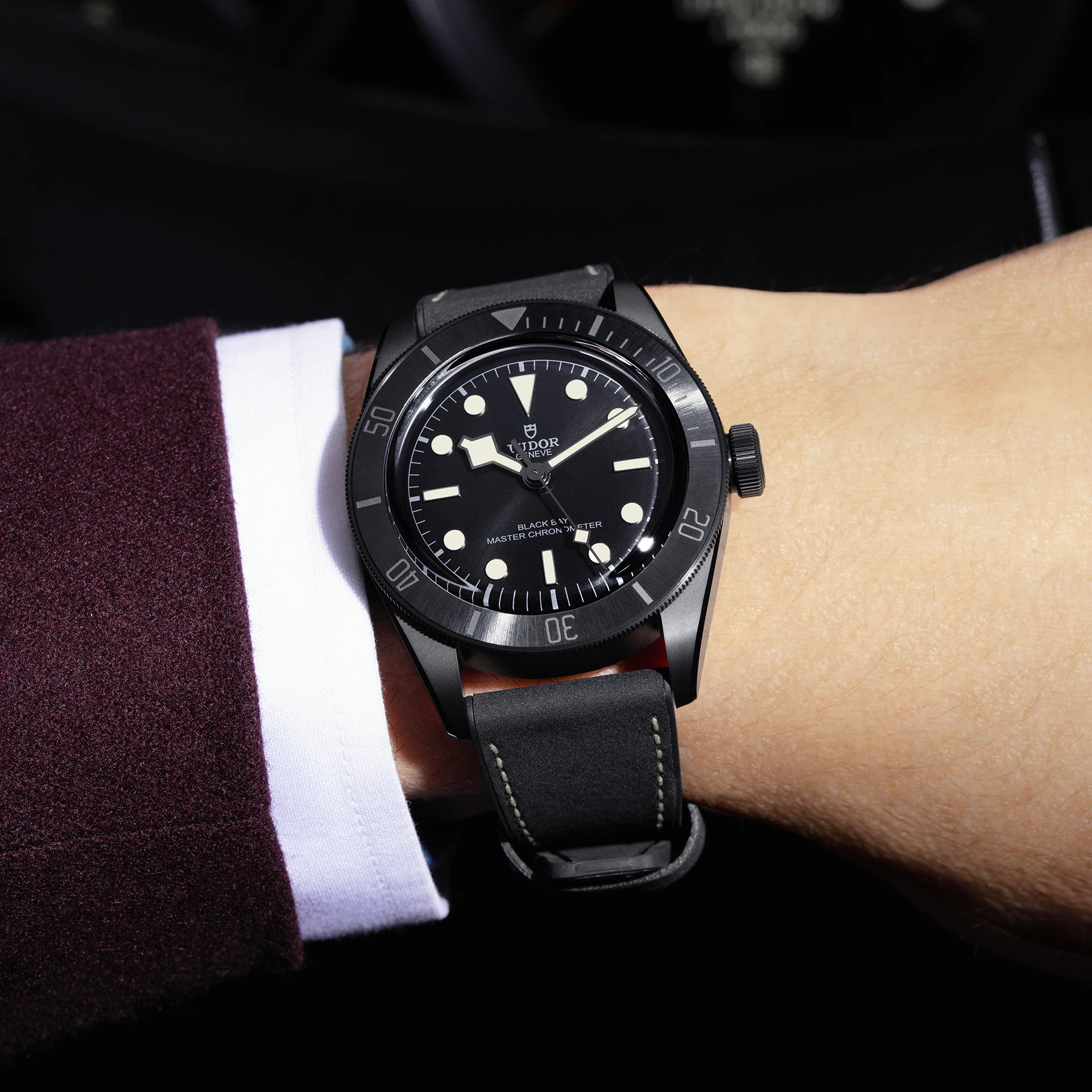 Tudor Black Bay Ceramic, 41mm, Ceramic and Black-PVD-treated 316L Stainless Steel, Ref# M79210CNU-0001 - Image 8