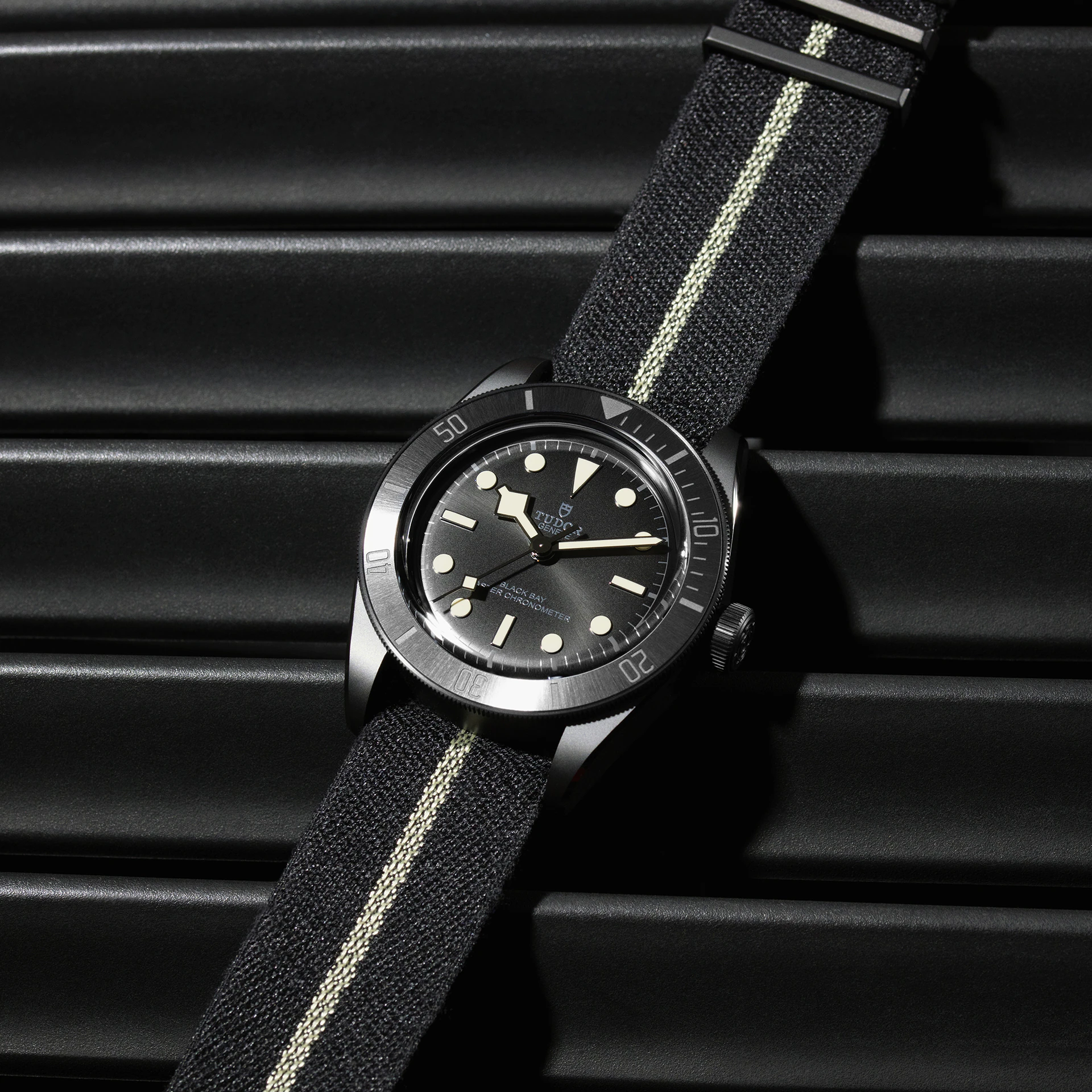 Tudor Black Bay Ceramic, 41mm, Ceramic and Black-PVD-treated 316L Stainless Steel, Ref# M79210CNU-0001 - Image 3