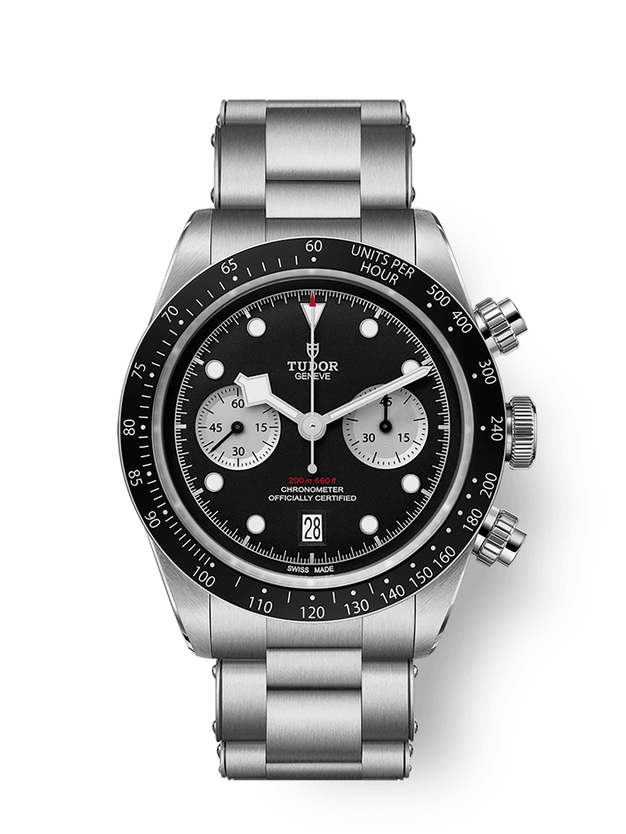 Unworn, Tudor Black Bay Chrono, 41mm, Stainless Steel, Ref# M79360N-0011, box and papers