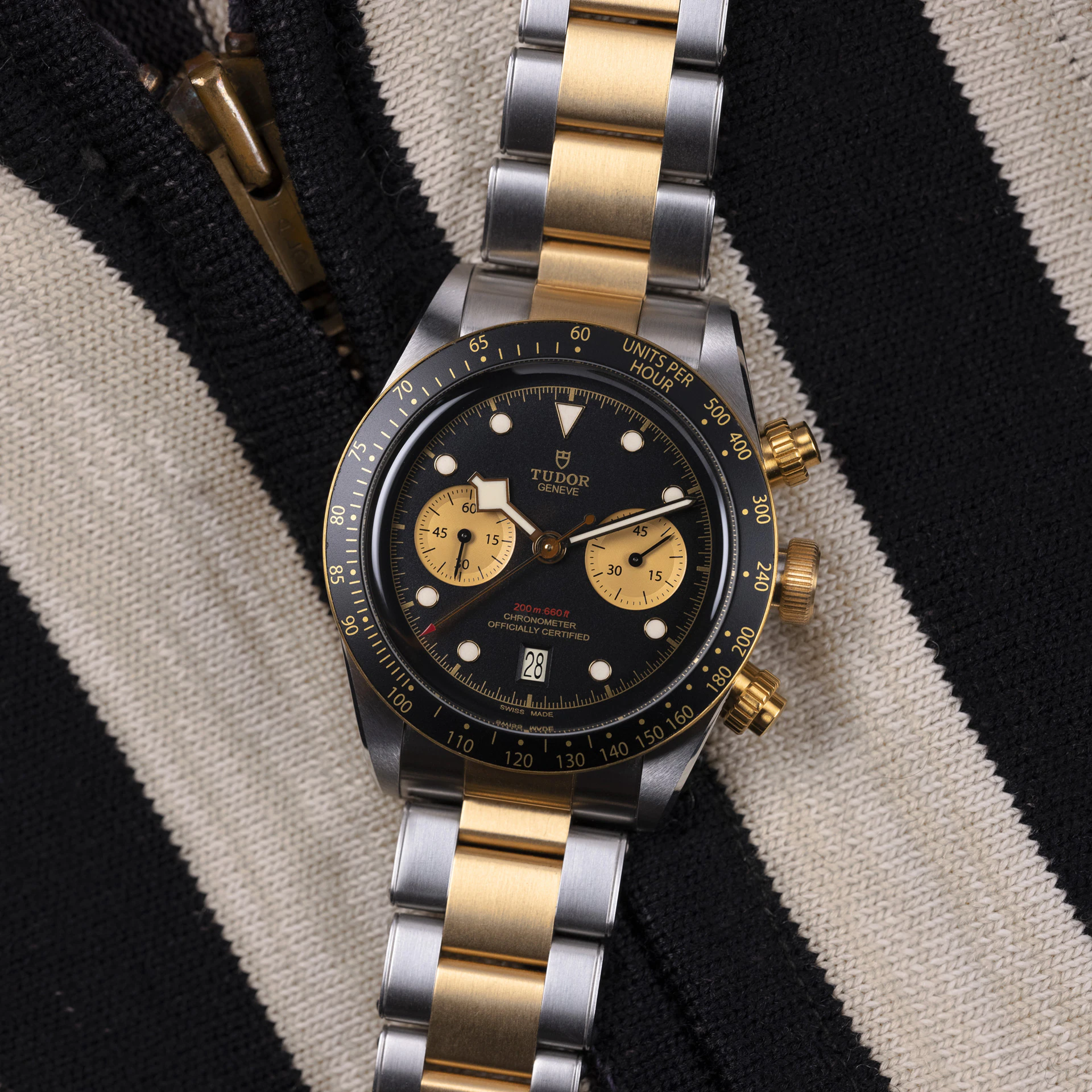Tudor Black Bay Chrono S&G, 41mm, Stainless Steel and 18k Yellow Gold, Ref# M79363N-0001 - Image 3
