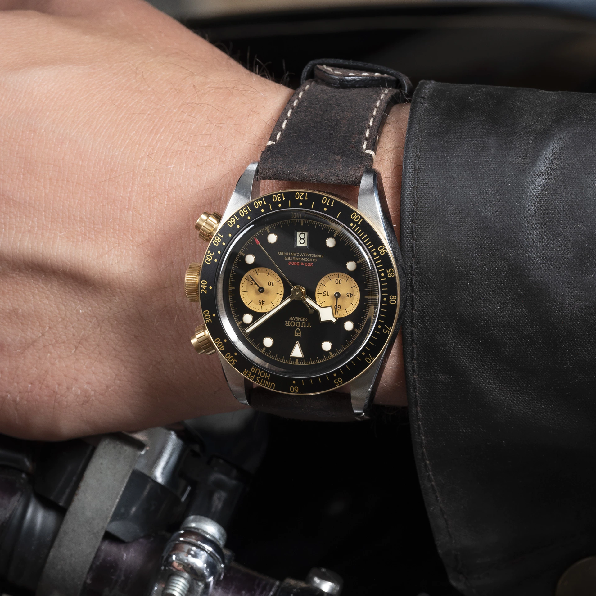Tudor Black Bay Chrono S&G, 41mm, Stainless Steel and 18k Yellow Gold, Ref# M79363N-0002 - Image 4